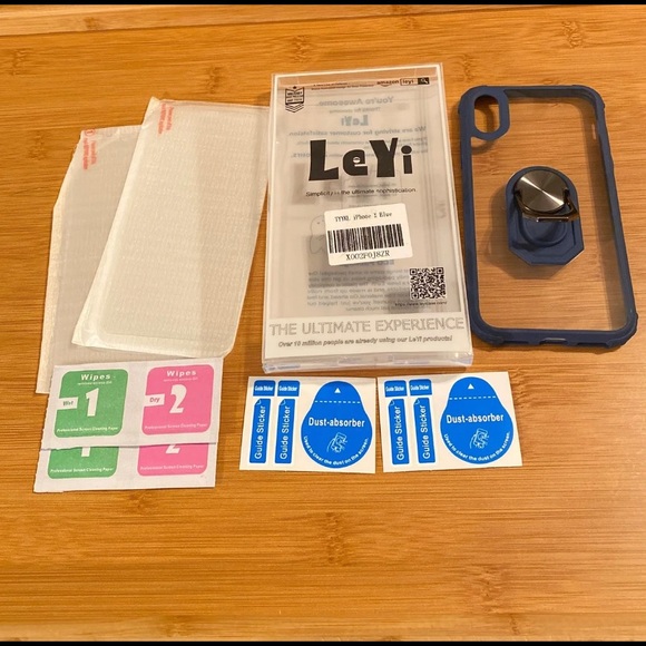 iPhone X/XS case w/scr. Prot. & stand - Picture 2 of 5